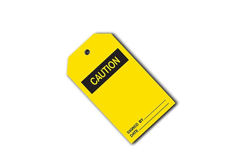 Accident Prevention Tags from Marking Services Australia