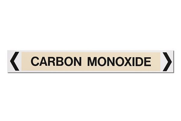 Carbon Monoxide MS-900AS Self Adhesive Marker Marking Services Australia