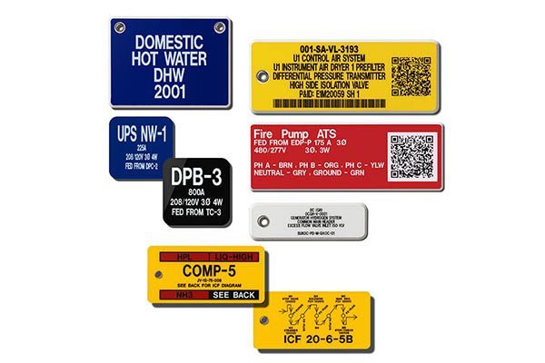 MS-215 MaxTek Equipment Tags from Marking Services Australia