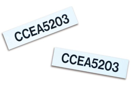 MS-478 with MS-1000 Cable Markers from Marking Services are the ideal solution for identifying smooth sided cable trays.