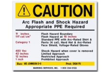 MS-900 Arc Flash Labels from Marking Services Australia