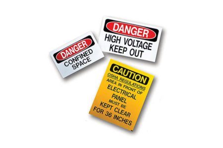 MSA MS-900 Self-Adhesive Safety Signs