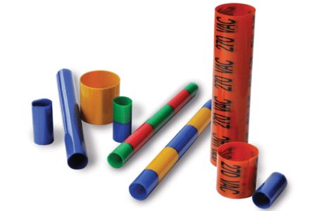 MS-990AS coiled conduit markers from Marking Services