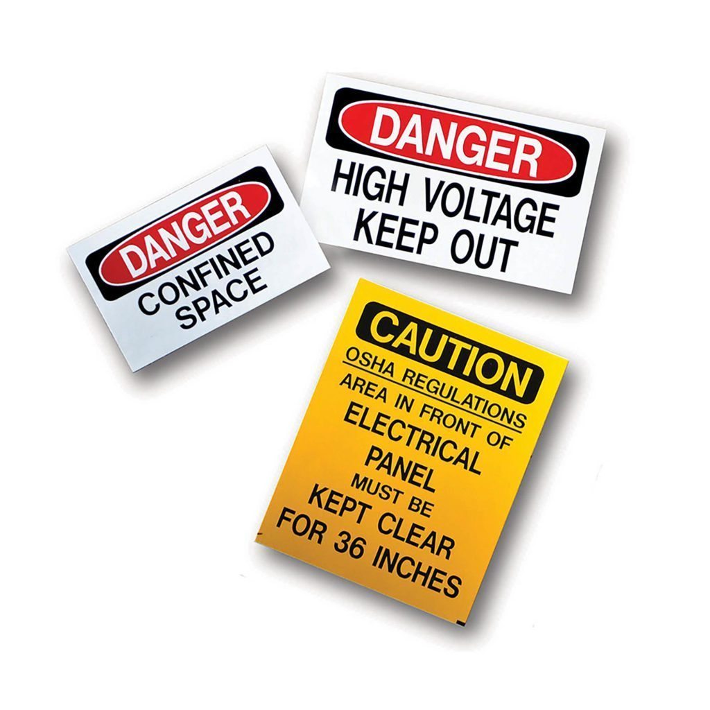 Custom operational safety signs from MSA allow for more flexibility.
