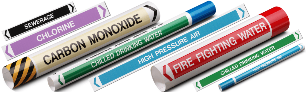 Custom and Stock Pipe Markers from Marking Services Australia