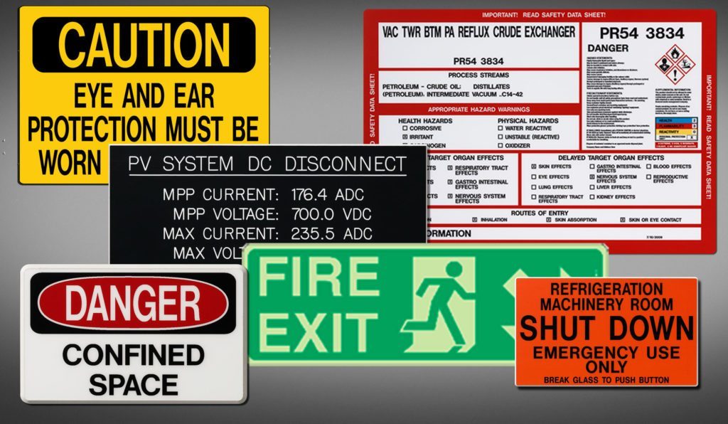 Durable, highly visible signs from Marking Services Australia for reliable operations
