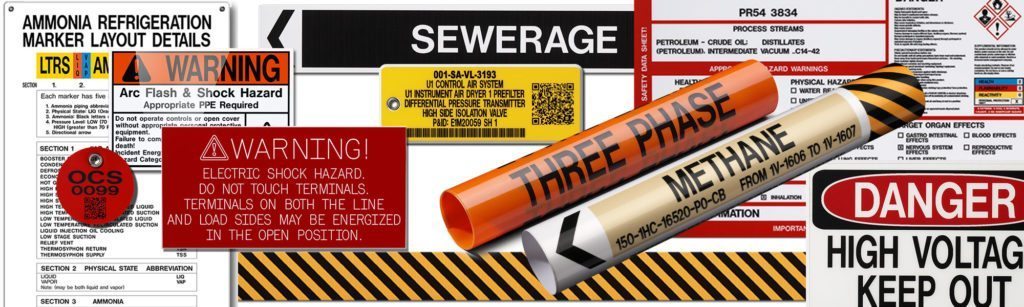 Marking Services Australia offers custom (Non-standard) identification labels at standard costs
