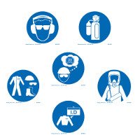 International safety mandatory pictograms from Marking Services