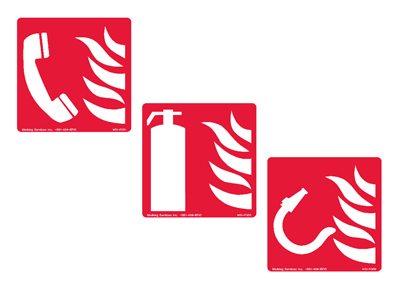 Marking Services IMO fire control equipment signs