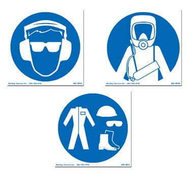 International safety mandatory pictograms from Marking Services