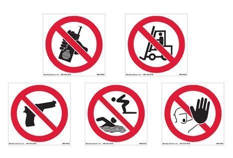 International safety firefighting pictograms from Marking Services