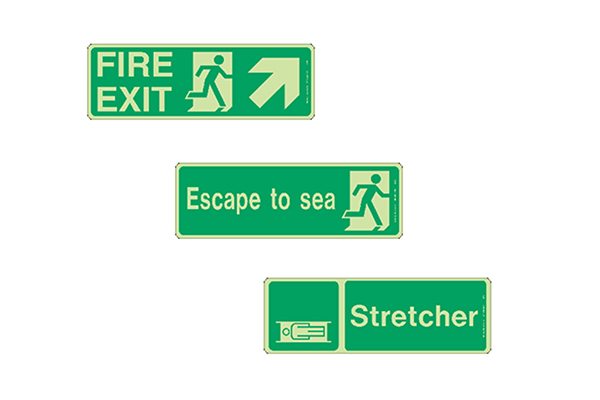 IMO evacuation and Escape Signs from Marking Services Australia