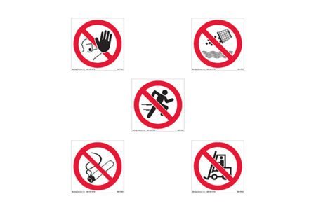 Marking Services Australia international safety prohibition pictograms