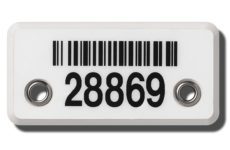 Customization including QR coding and barcode are available on MS-215 Max-Tek Valve Tags from Marking Services Australia