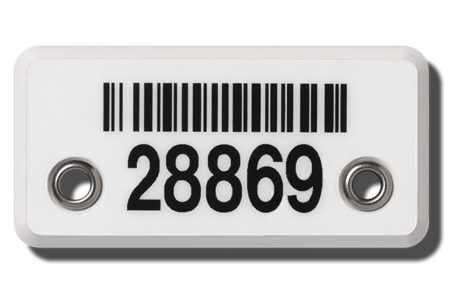 Customization including QR coding and barcode are available on MS-215 Max-Tek Valve Tags from Marking Services Australia