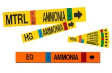 MS-900AS Self-Adhesive Ammonia Markers with MS-1000 Overlaminate