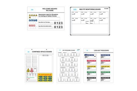 Marking Services Australia operation boards, signs and T-Card boxes