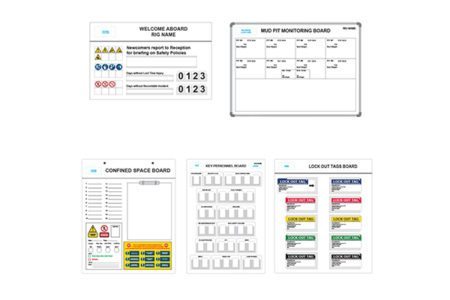 Marking Services Australia operation boards, signs and T-Card boxes