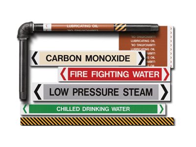 Marking Services self-adhesive pipe markers