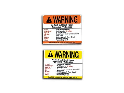 Arc Flash Labels from MSA