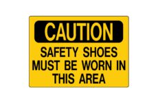 MS-900 Self-Adhesive Caution Operational & Safety Sign